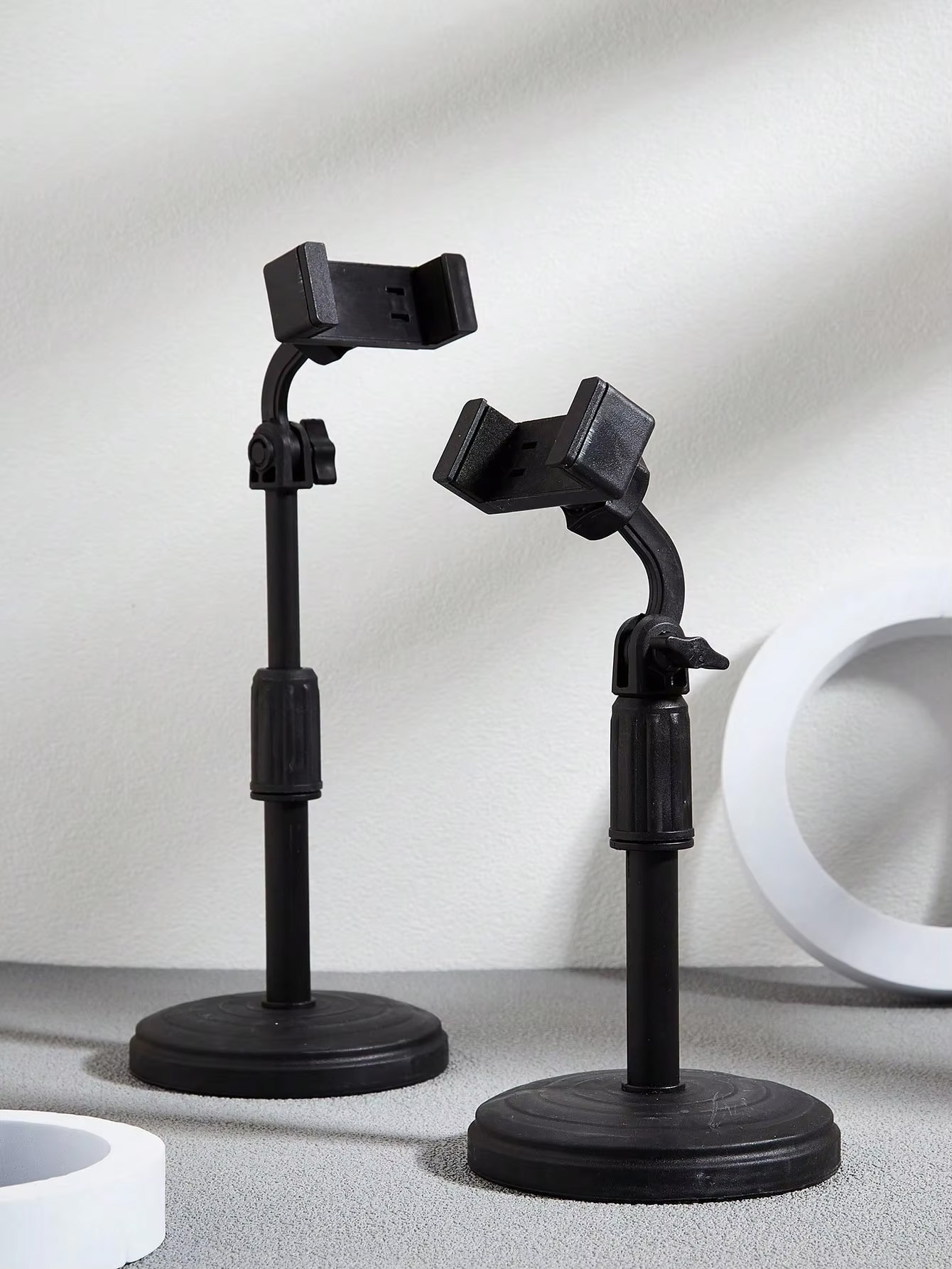 Dual Phone Holder - 360 ° Obracana, antypoślizgowa podstawa, składany,