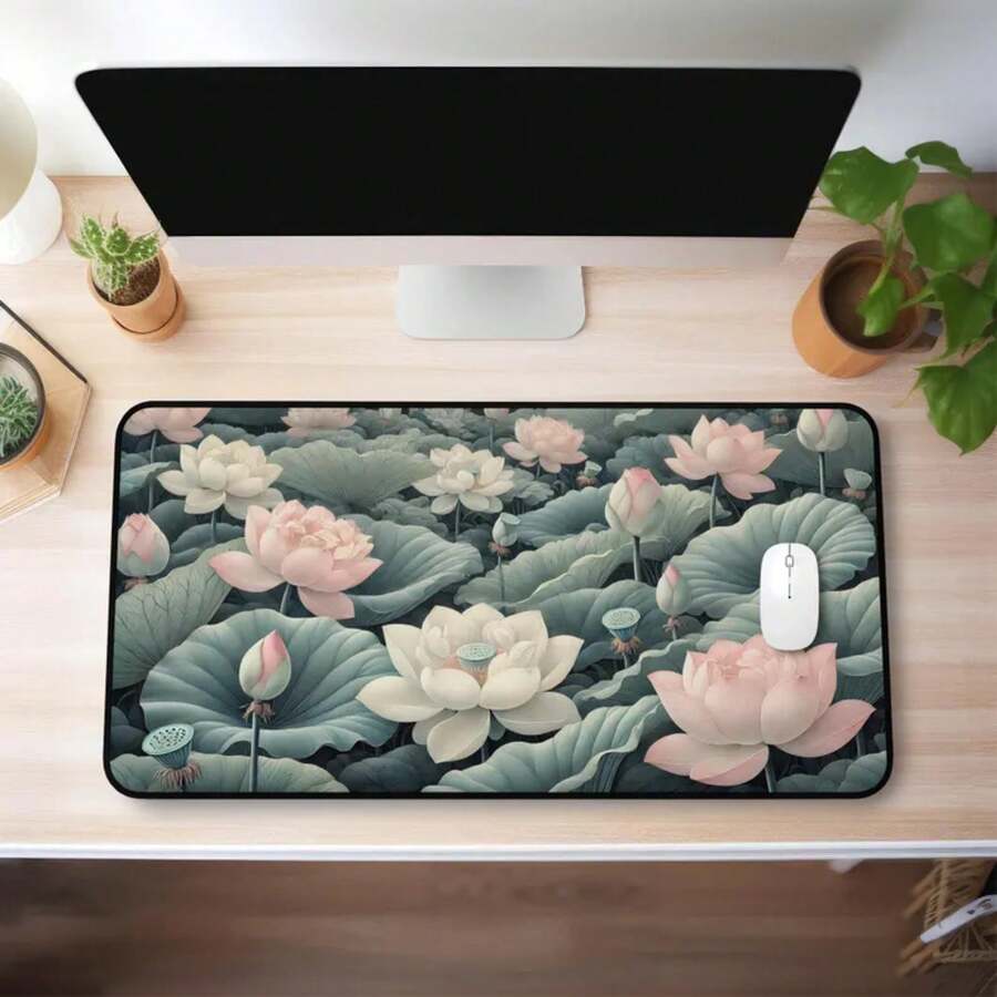 Desk Setup Natural - Duża podkładka na biurko z motywem