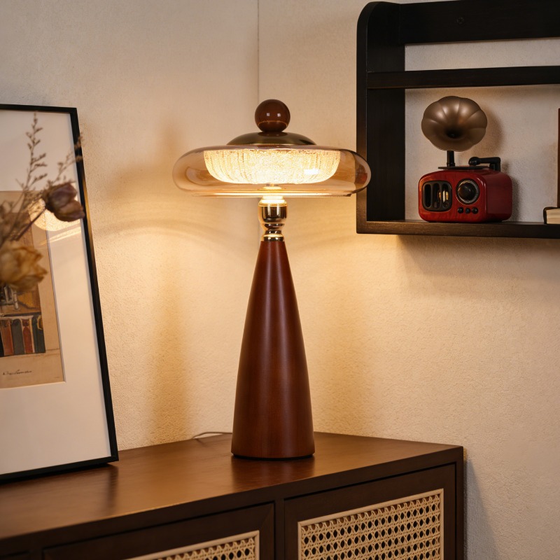 Desk Setup Vintage - Amerykańska lampa stołowa w stylu mid-century