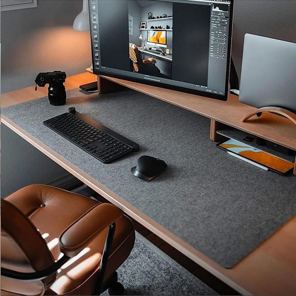 Desk Setup Cozy - Podkładka na biurko z filcu, mata