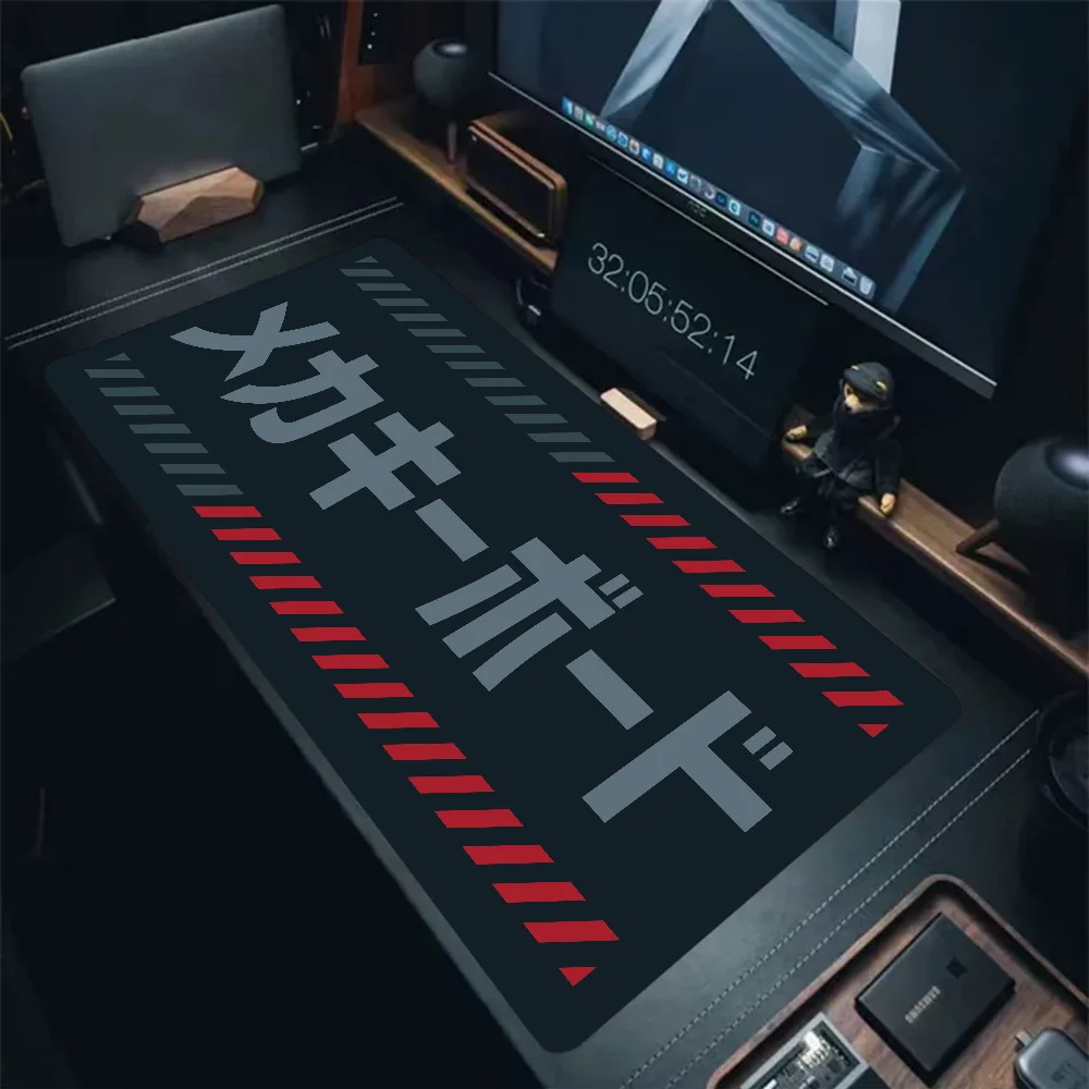 Desk Setup Accessories Aesthetic - Japońska klawiatura mechaniczna メカキ-ボ-ド podkładka na
