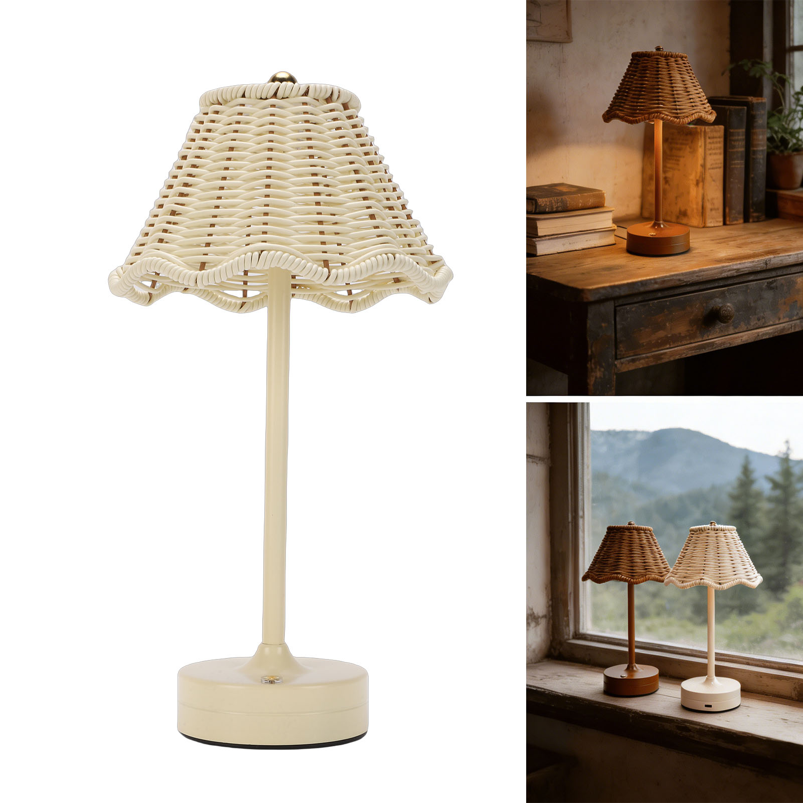 Desk Setup Vintage - Lampa stołowa LED w stylu vintage