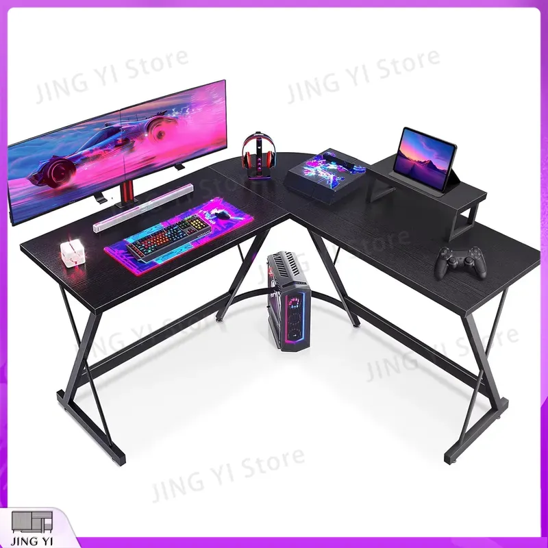 Desk Setup L Shaped - Biurko gamingowe w kształcie litery L