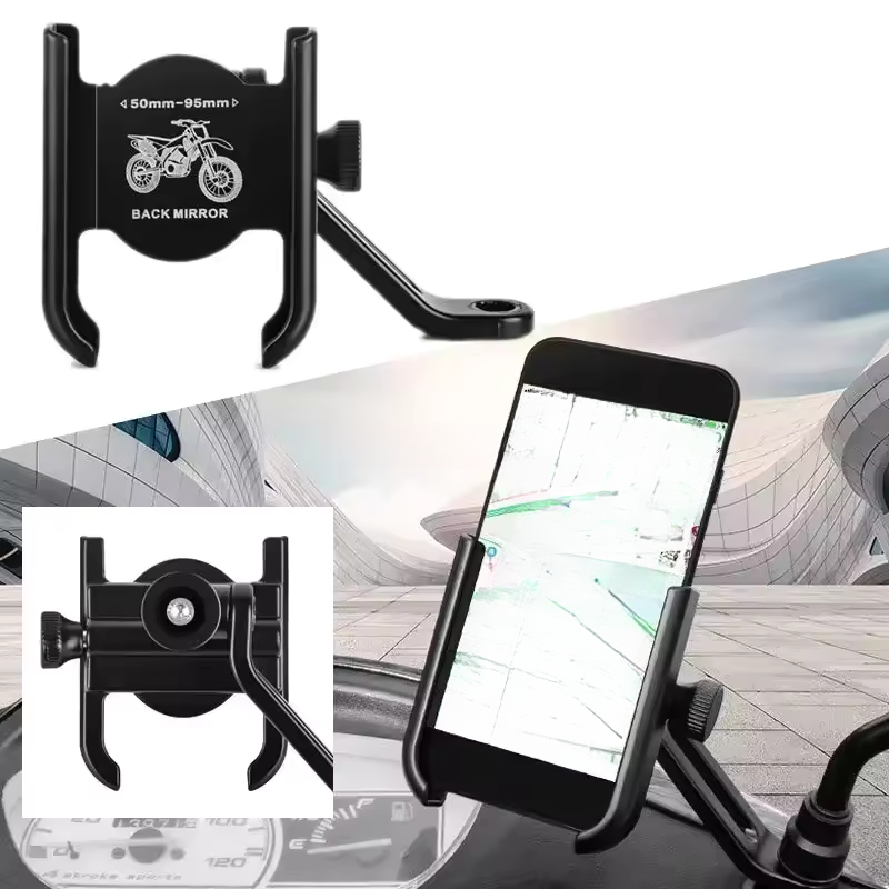 Dual Phone Holder - Aluminiowy uchwyt na telefon komórkowy do