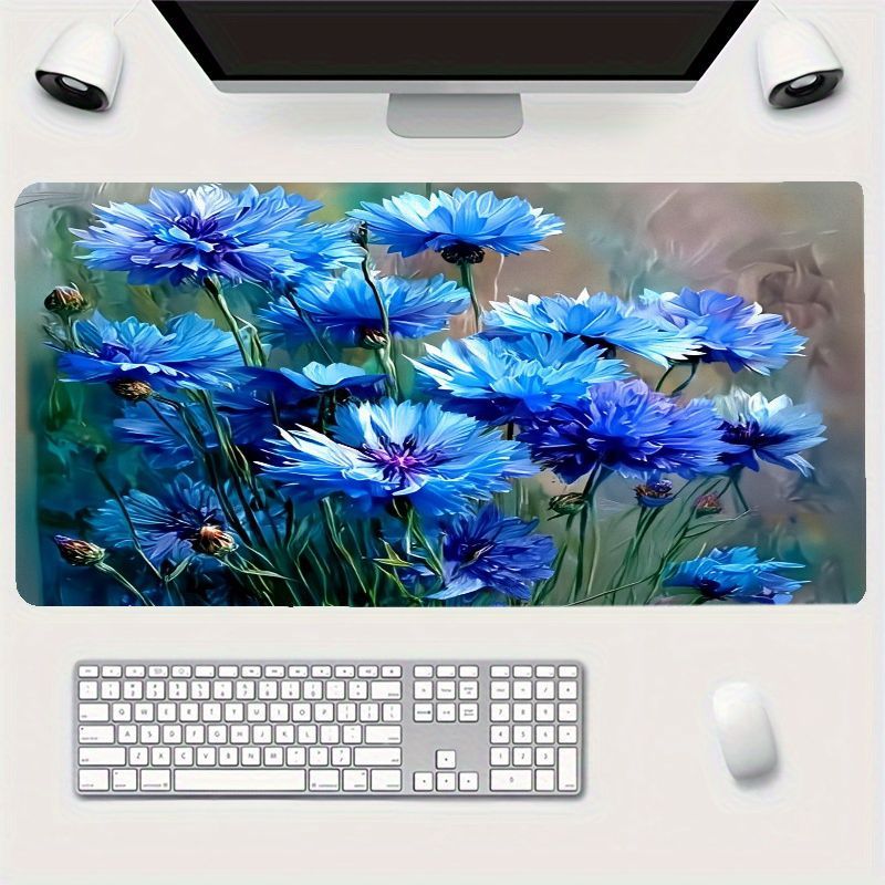 Desk Setup Natural - Podkładka pod mysz Brand Blue Cornflower,