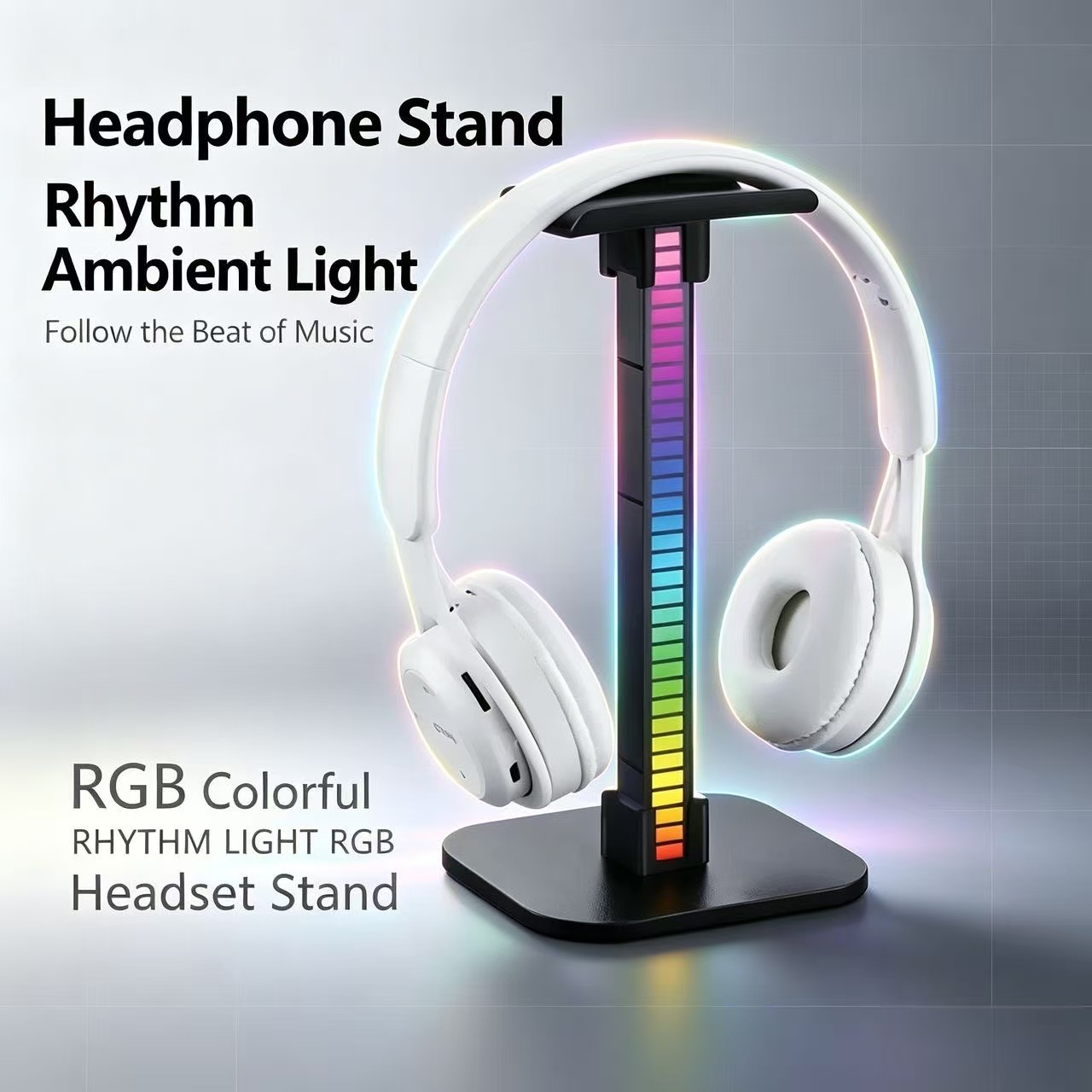 Headphone Hook Under - Stojak na słuchawki gamingowe USB z