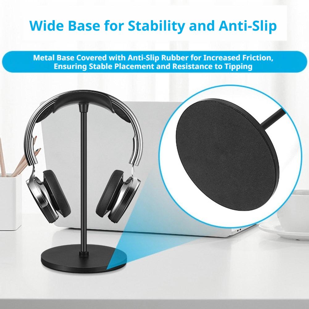 Stojak na słuchawki biurkowe,  – Headphone Hook Under recenzja i cena