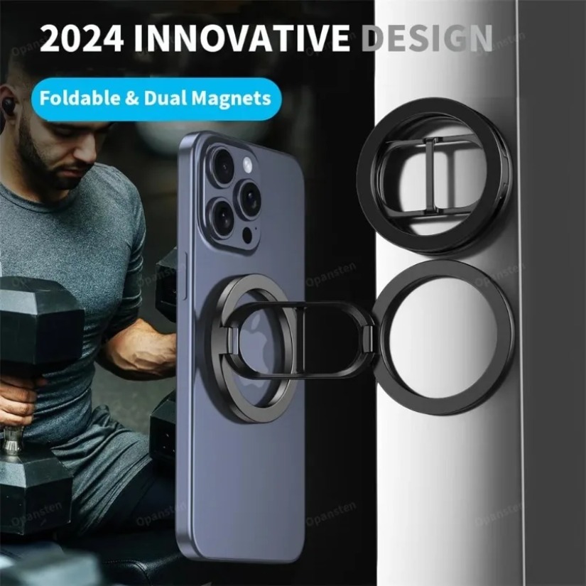 Składany, podwójny, magnetyczn – Dual Phone Holder recenzja i cena