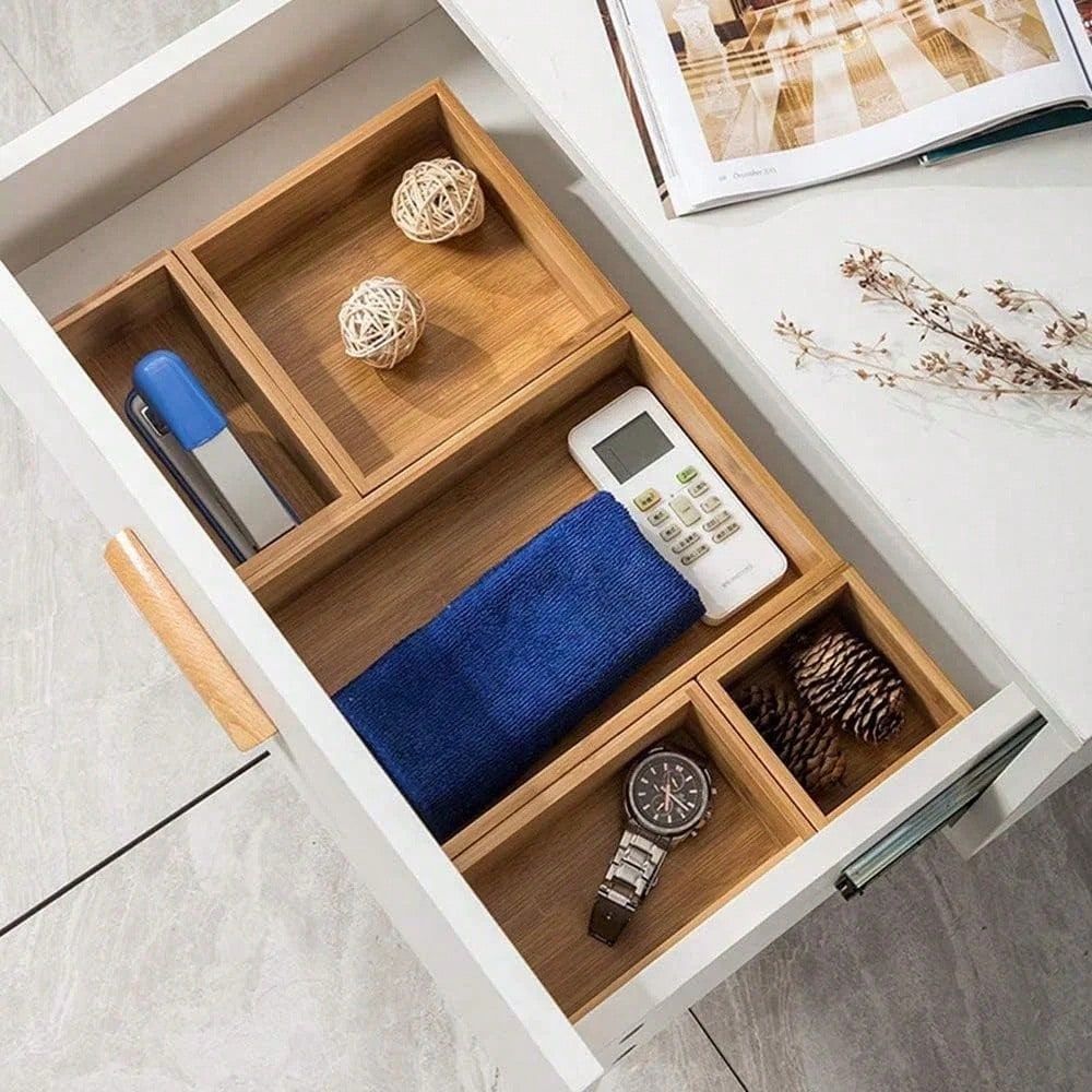 Organizer do szuflad z bambusa – Drawer Organizer Bamboo recenzja i cena