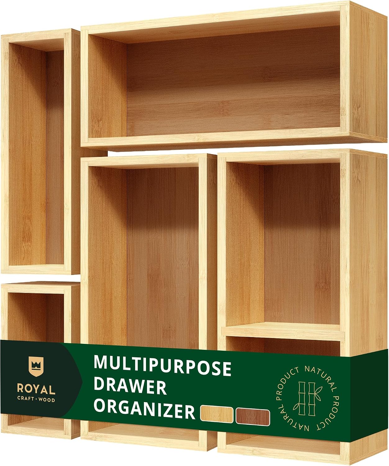 5-częściowy zestaw bambusowych – Drawer Organizer Bamboo recenzja i cena