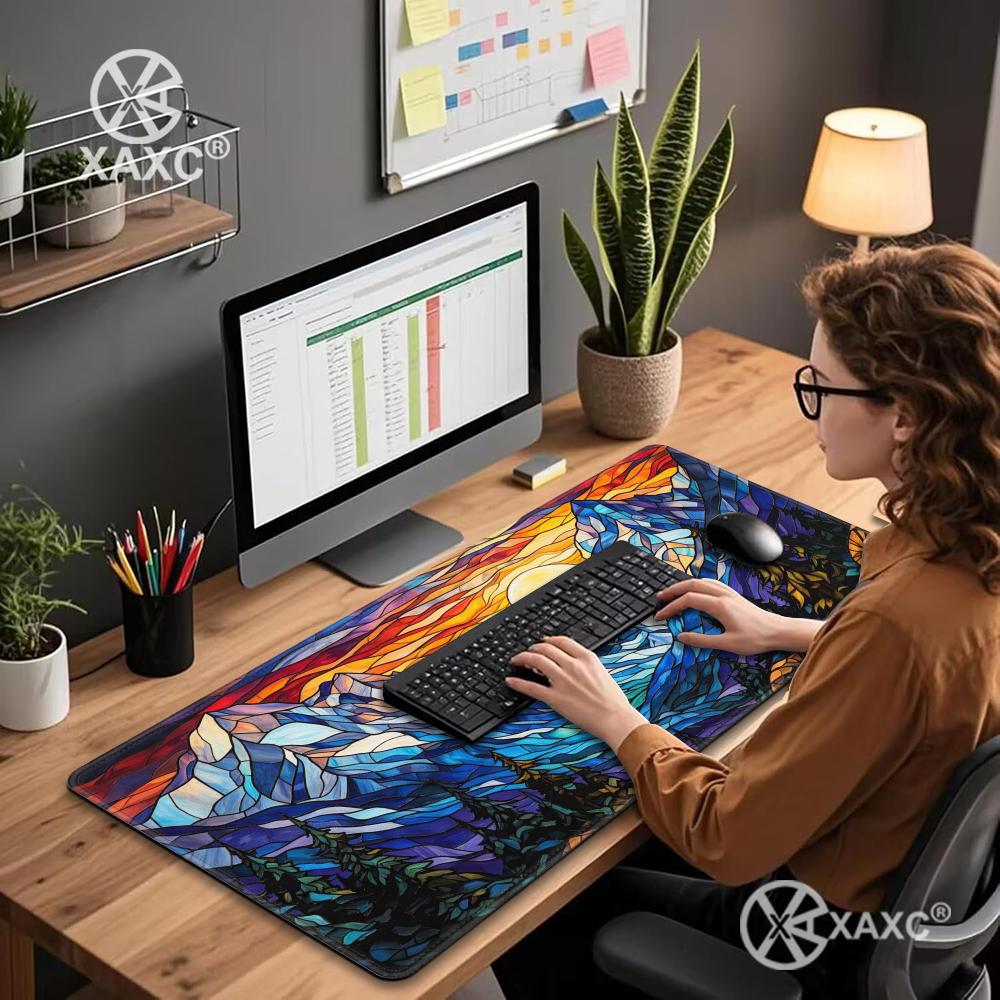 Podkładka na biurko z motywem  – Desk Setup Natural recenzja i cena
