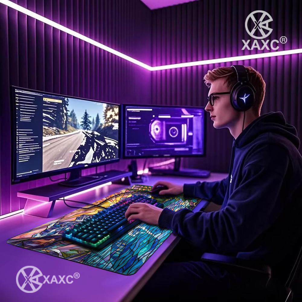 Podkładka na biurko z motywem  – Desk Setup Natural recenzja i cena
