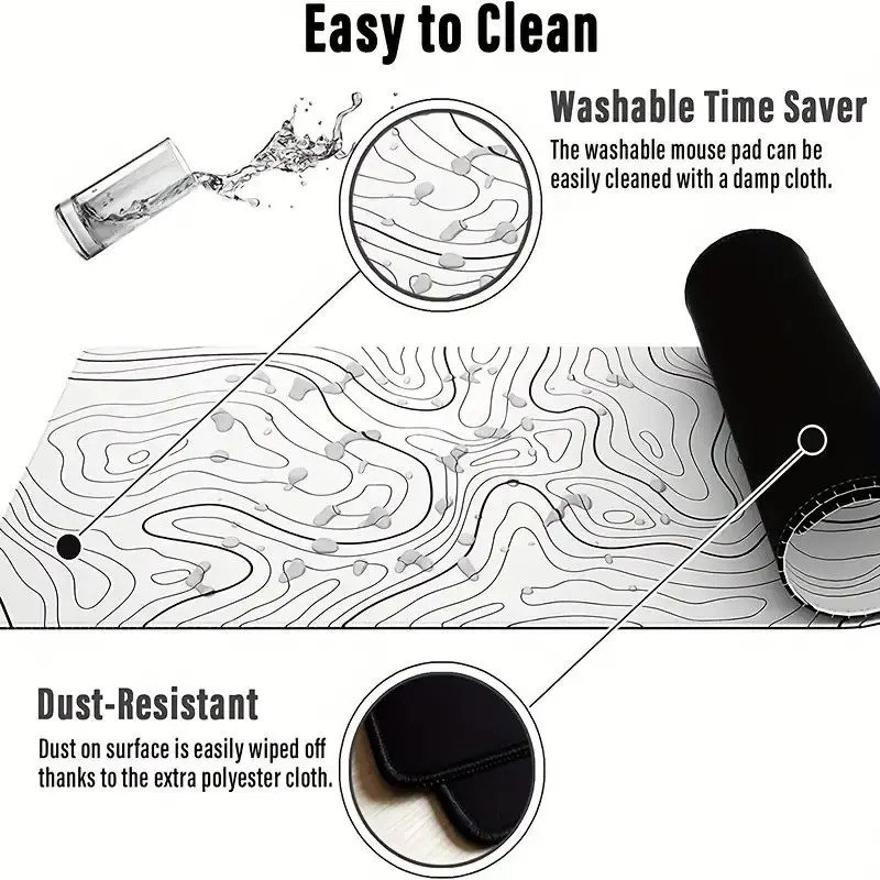 1 szt. Duża podkładka pod mysz – Desk Setup Accessories Aesthetic recenzja i cena