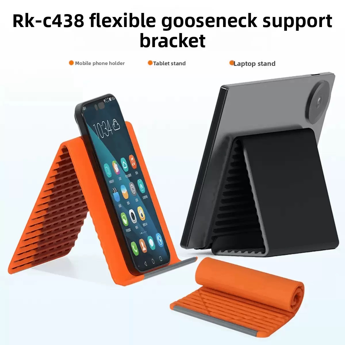 Przenośny, składany silikonowy – Dual Phone Holder recenzja i cena
