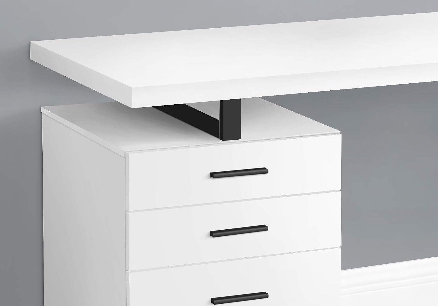 Biurko komputerowe do domowego – Desk Setup Black And White recenzja i cena