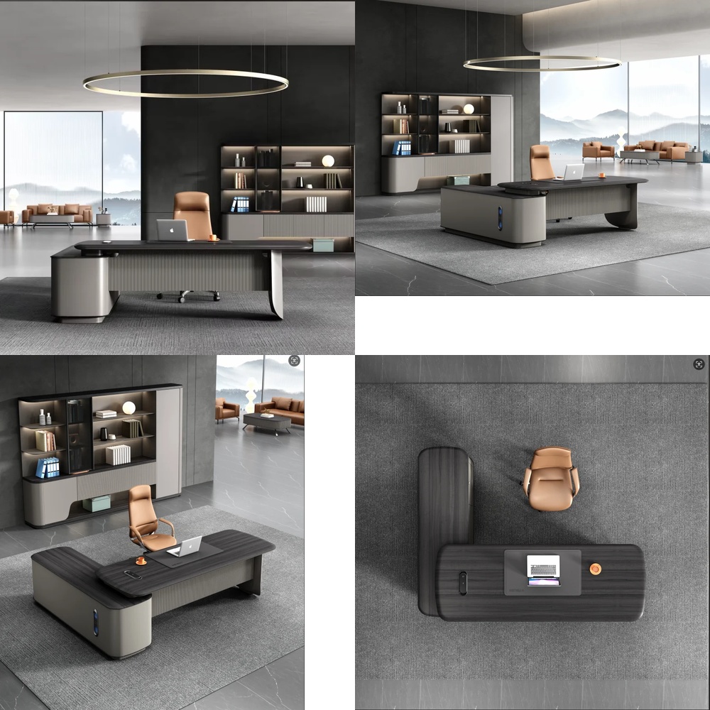 Nowoczesne luksusowe biurko w  – Desk Setup L Shaped recenzja i cena