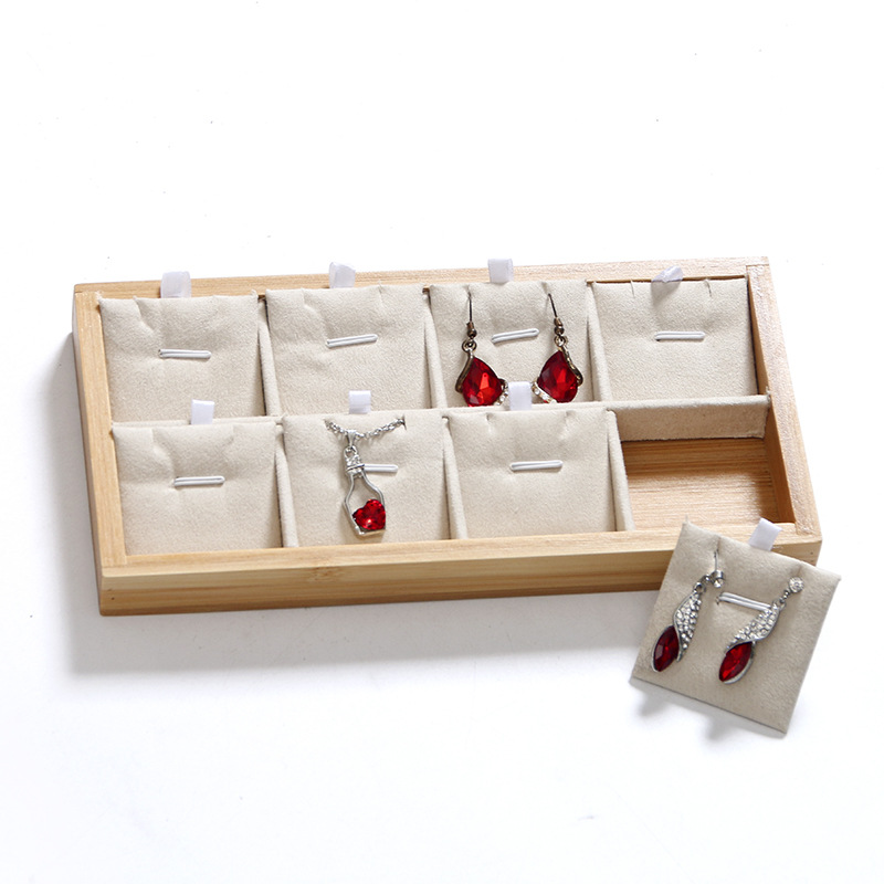Bambusowy beżowy stojak na pie – Drawer Organizer Bamboo recenzja i cena