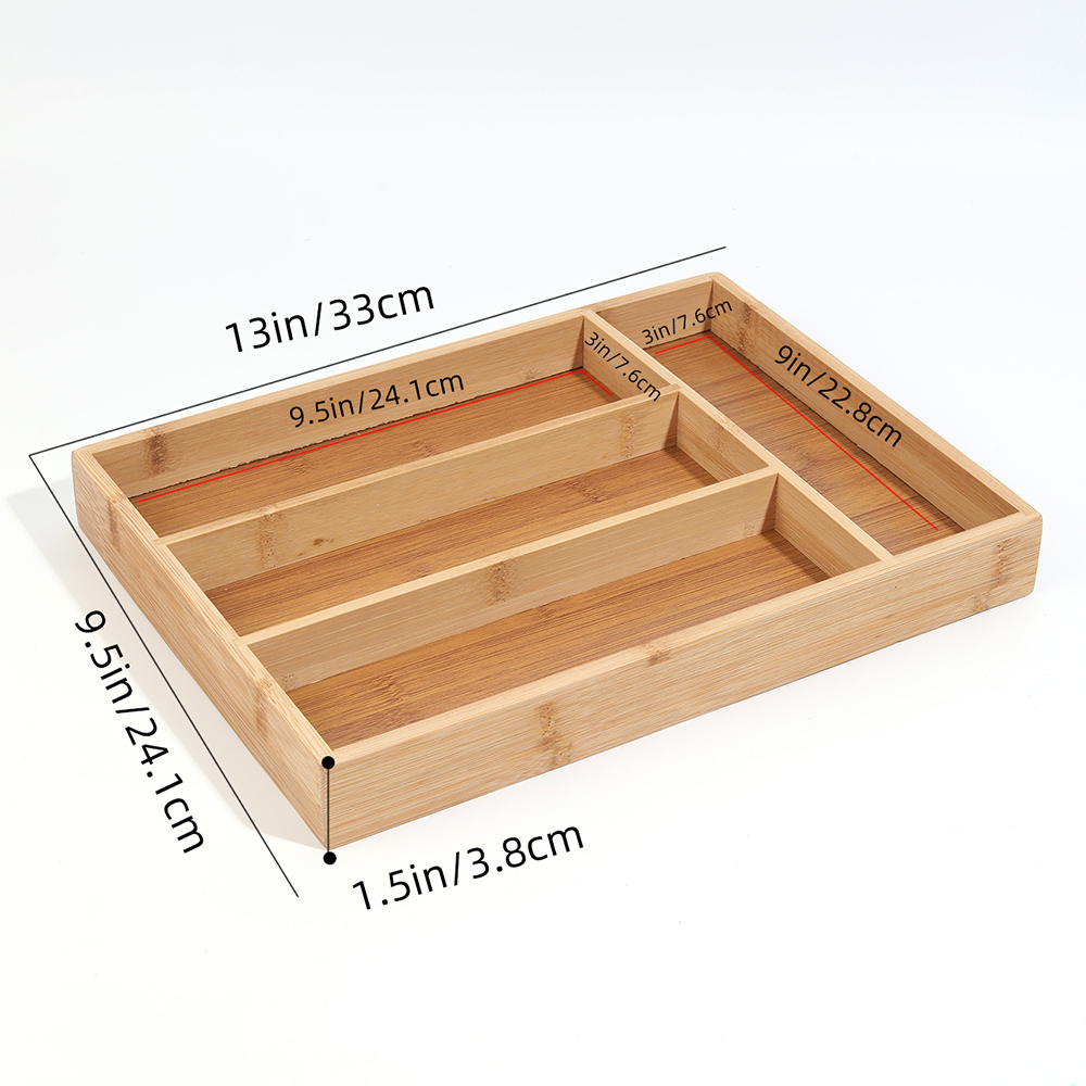 Bambusowe sztućce Dzielone tac – Drawer Organizer Bamboo recenzja i cena