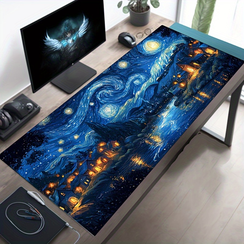 Duża podkładka pod mysz Starry – Desk Setup Accessories Aesthetic recenzja i cena