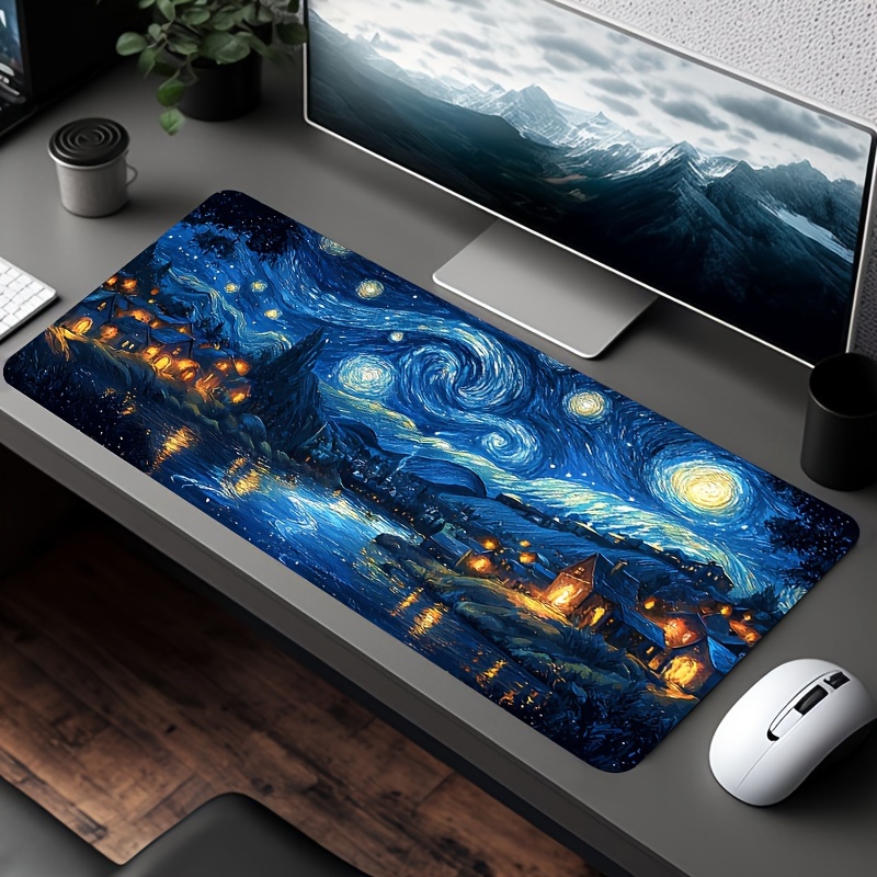 Duża podkładka pod mysz Starry – Desk Setup Accessories Aesthetic recenzja i cena