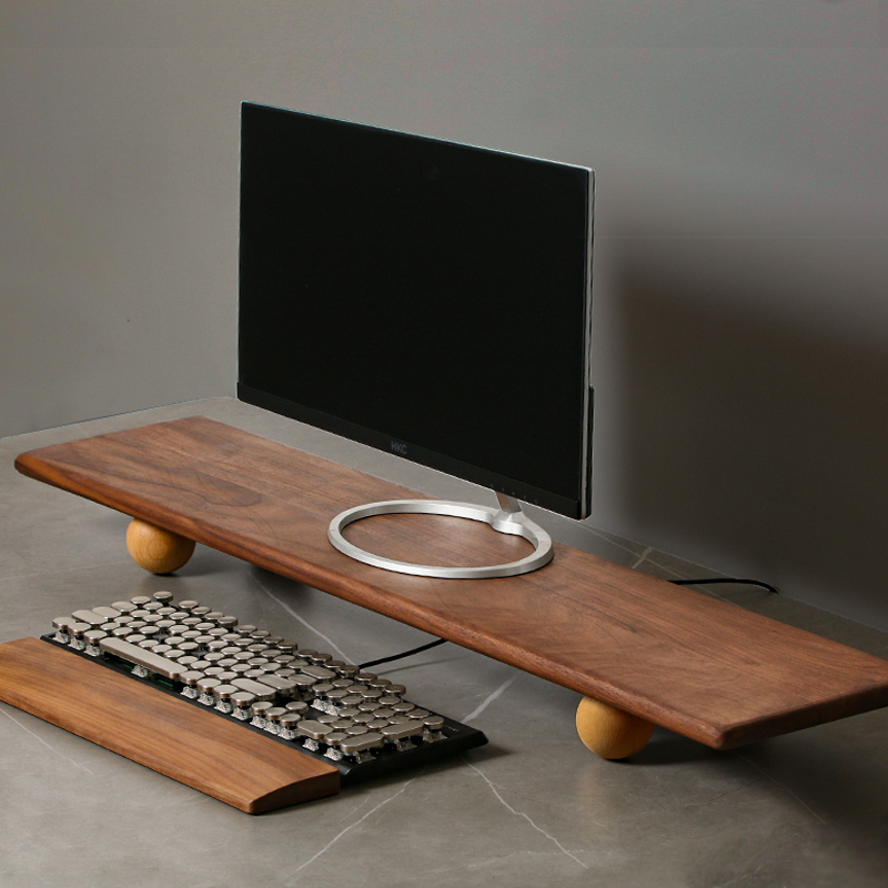 Podwójny stojak na monitor z n – Desk Setup Natural recenzja i cena