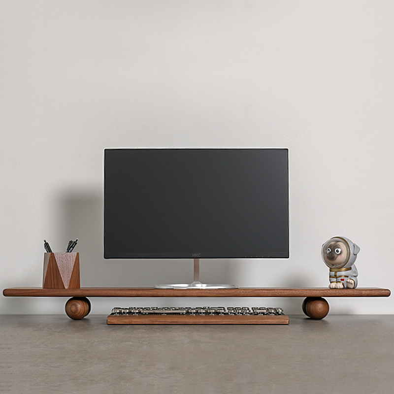 Podwójny stojak na monitor z n – Desk Setup Natural recenzja i cena