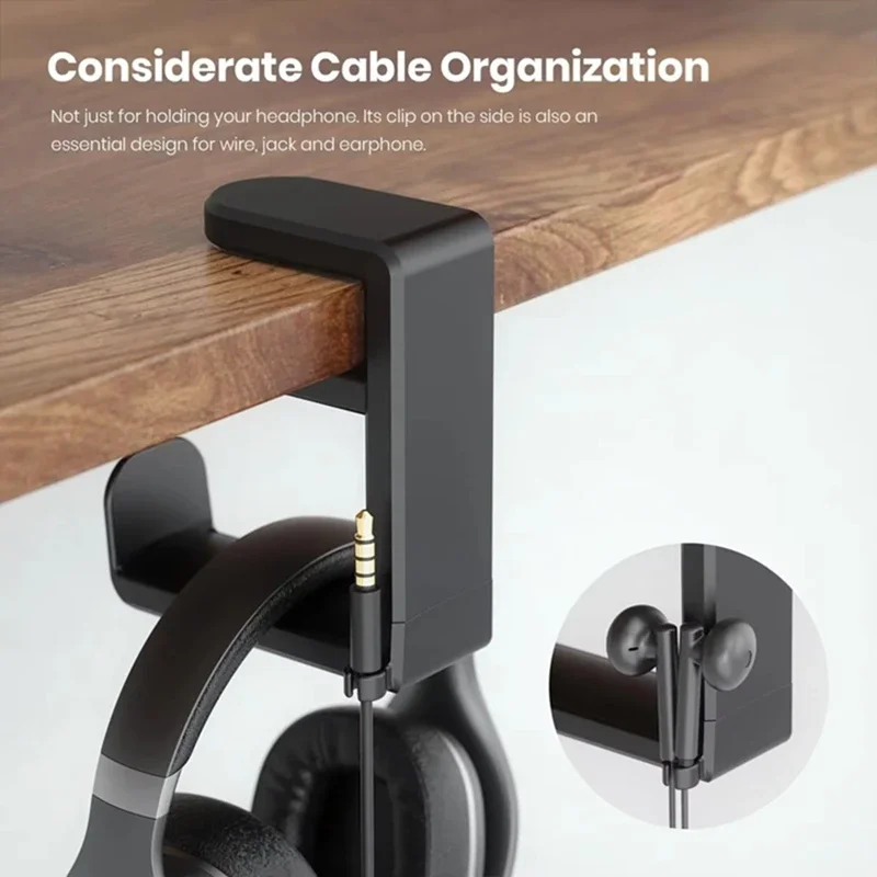 Uchwyt na słuchawki bez wierce – Headphone Hook Under recenzja i cena