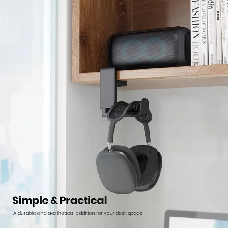 Uchwyt na słuchawki bez wierce – Headphone Hook Under recenzja i cena