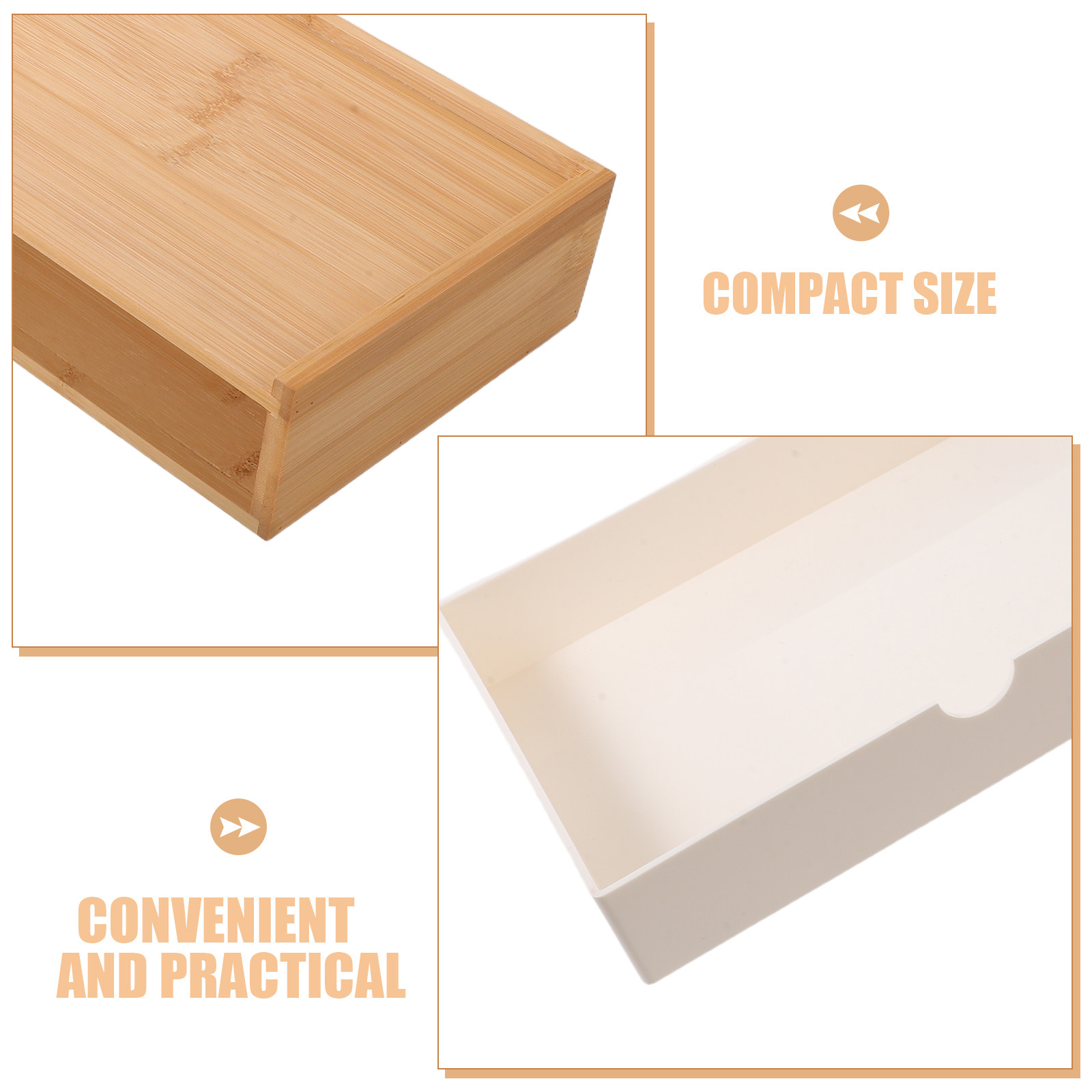 Organizer na biurko, bambusowy – Drawer Organizer Bamboo recenzja i cena