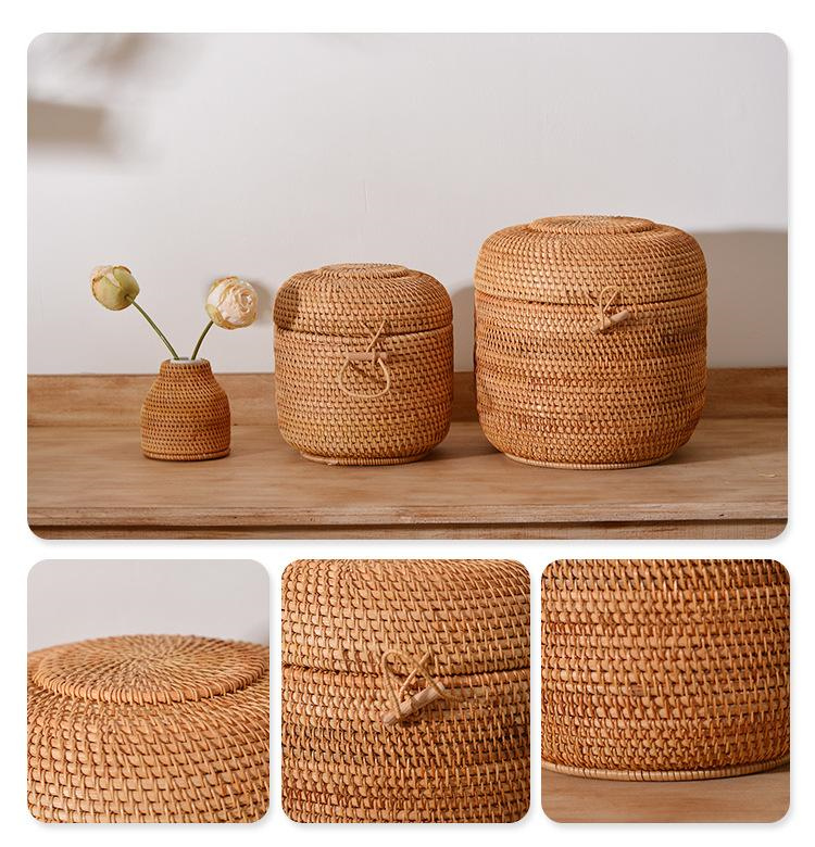 Ręcznie tkane rattanowe pudełk – Drawer Organizer Bamboo recenzja i cena