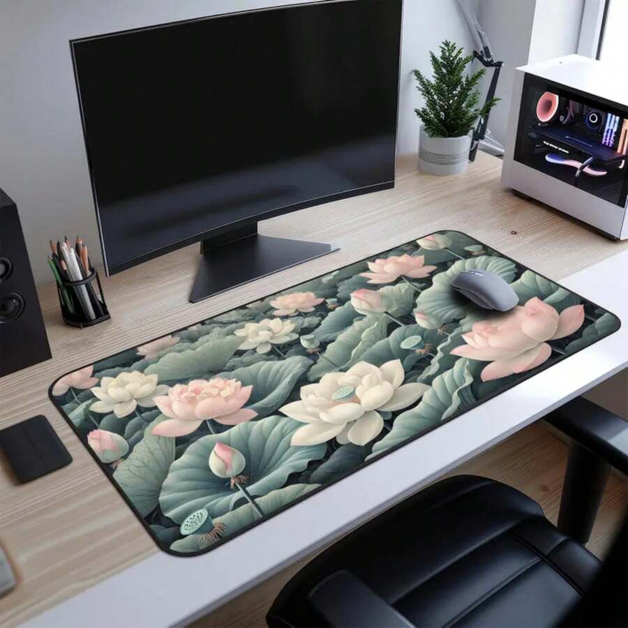 Duża podkładka na biurko z mot – Desk Setup Natural recenzja i cena