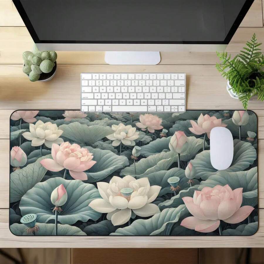 Duża podkładka na biurko z mot – Desk Setup Natural recenzja i cena