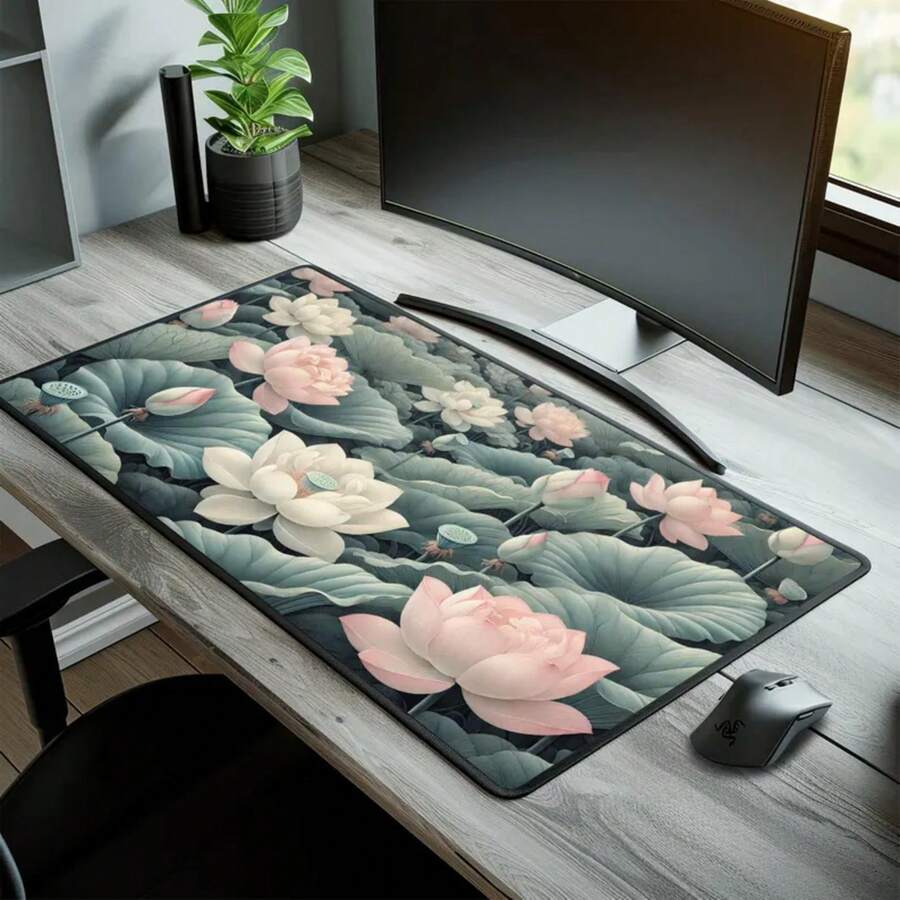 Duża podkładka na biurko z mot – Desk Setup Natural recenzja i cena