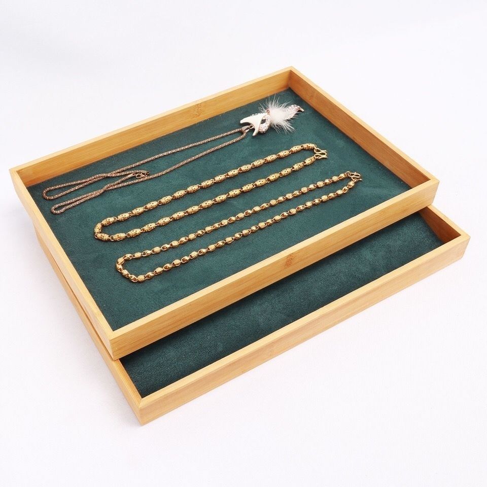 Ciemnozielona aksamitna bambus – Drawer Organizer Bamboo recenzja i cena