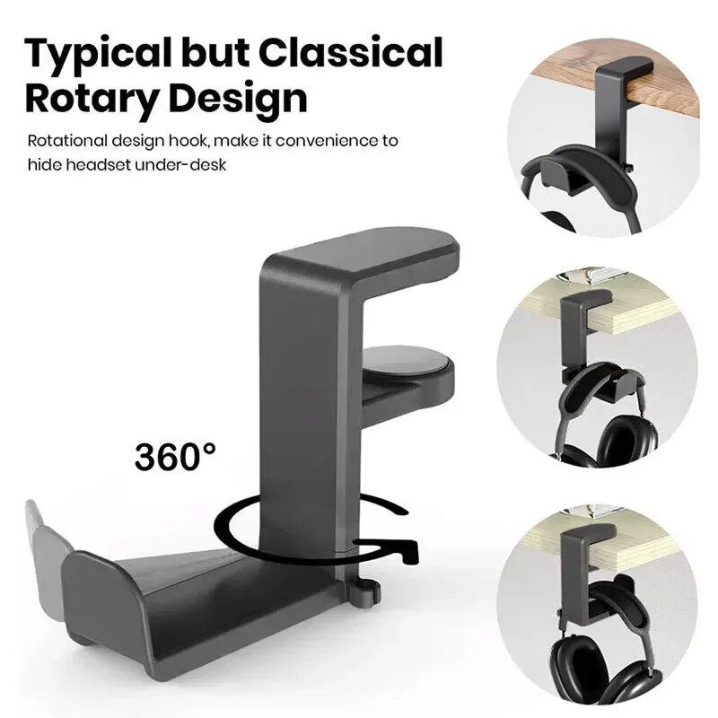 Uniwersalny Stolik Biurkowy 36 – Headphone Hook Under recenzja i cena