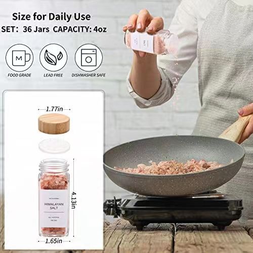 Szklane słoiki na przyprawy z  – Drawer Organizer Bamboo recenzja i cena