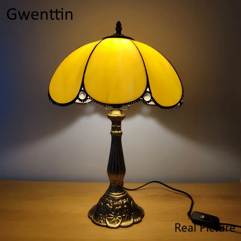 Vintage Tiffany Lampy stołowe  – Desk Setup Vintage recenzja i cena