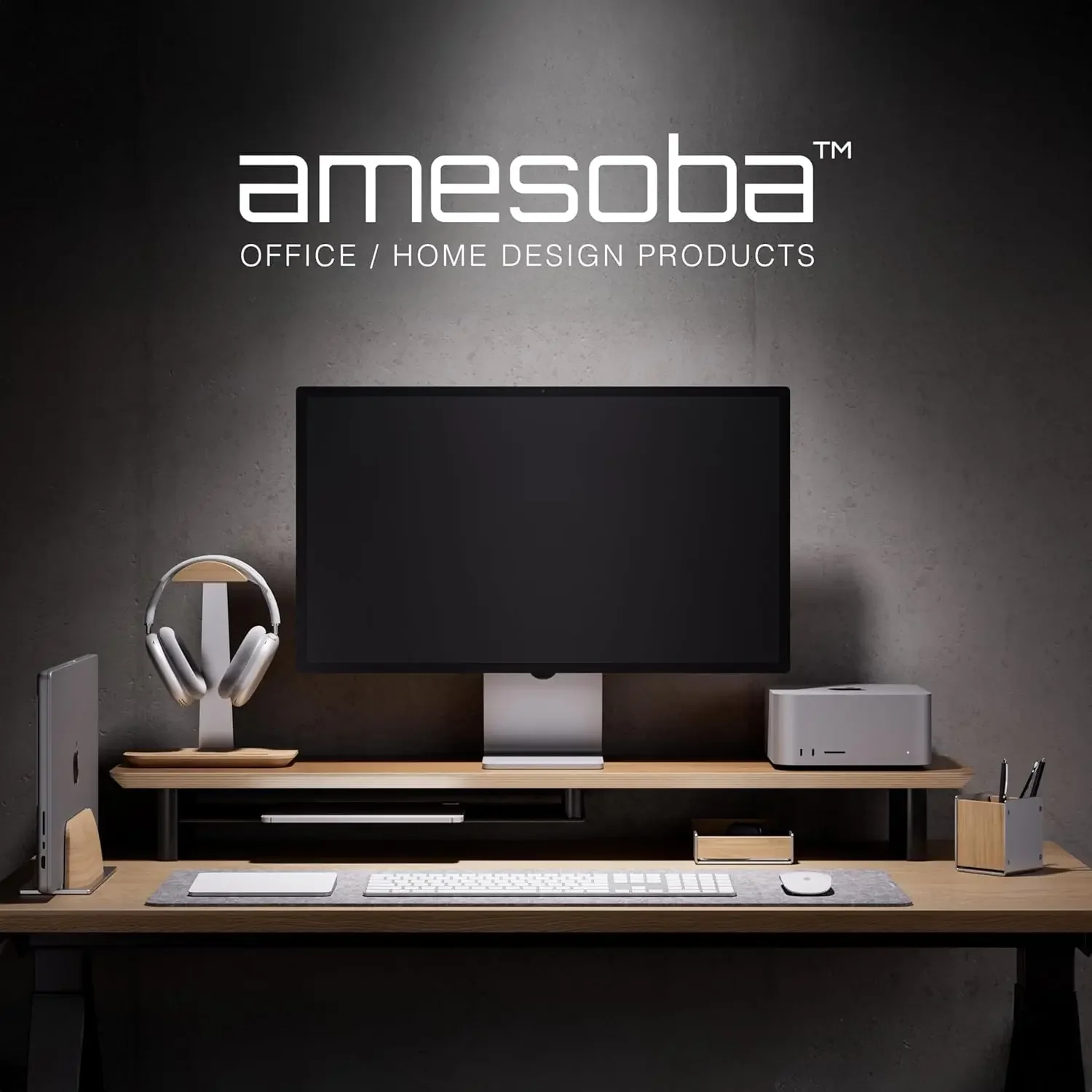 Dwupoziomowe ergonomiczne biur – Desk Setup Aesthetic recenzja i cena