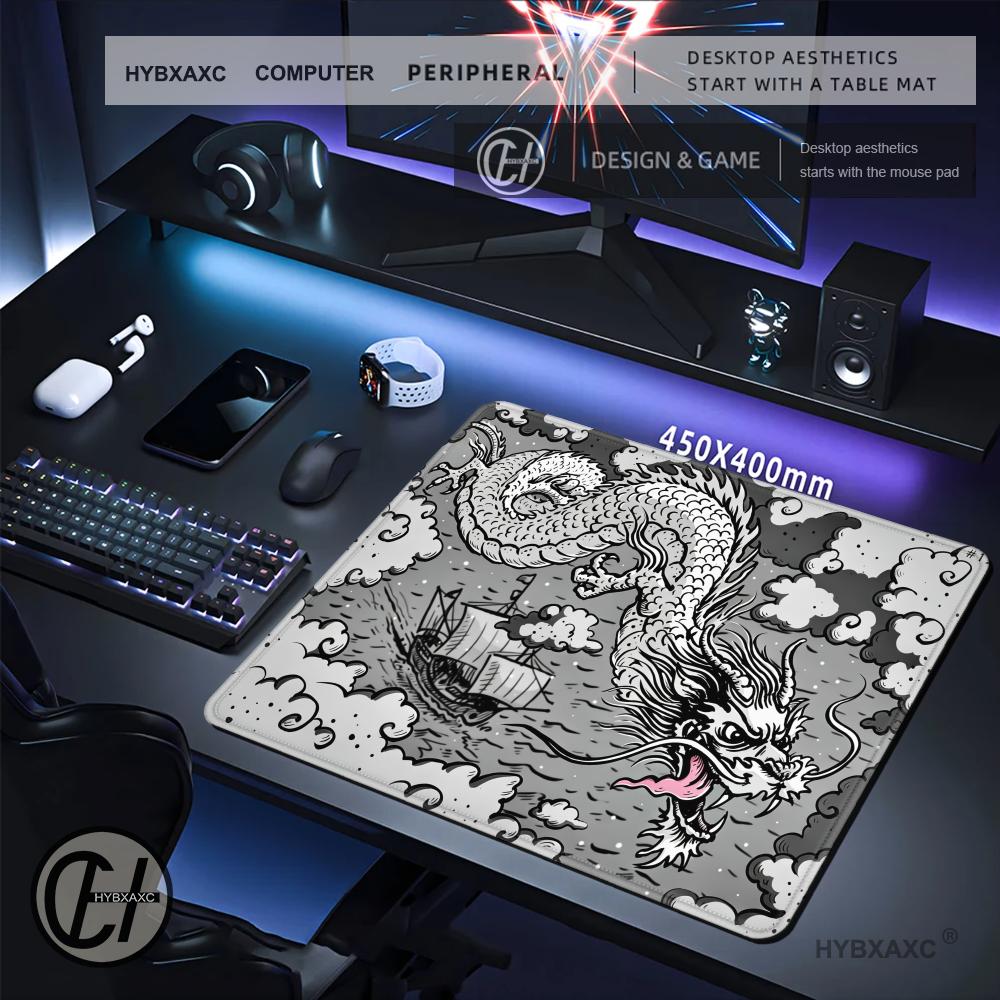 HYBXAXC Czarno-Biała Podkładka – Desk Setup Black And White recenzja i cena