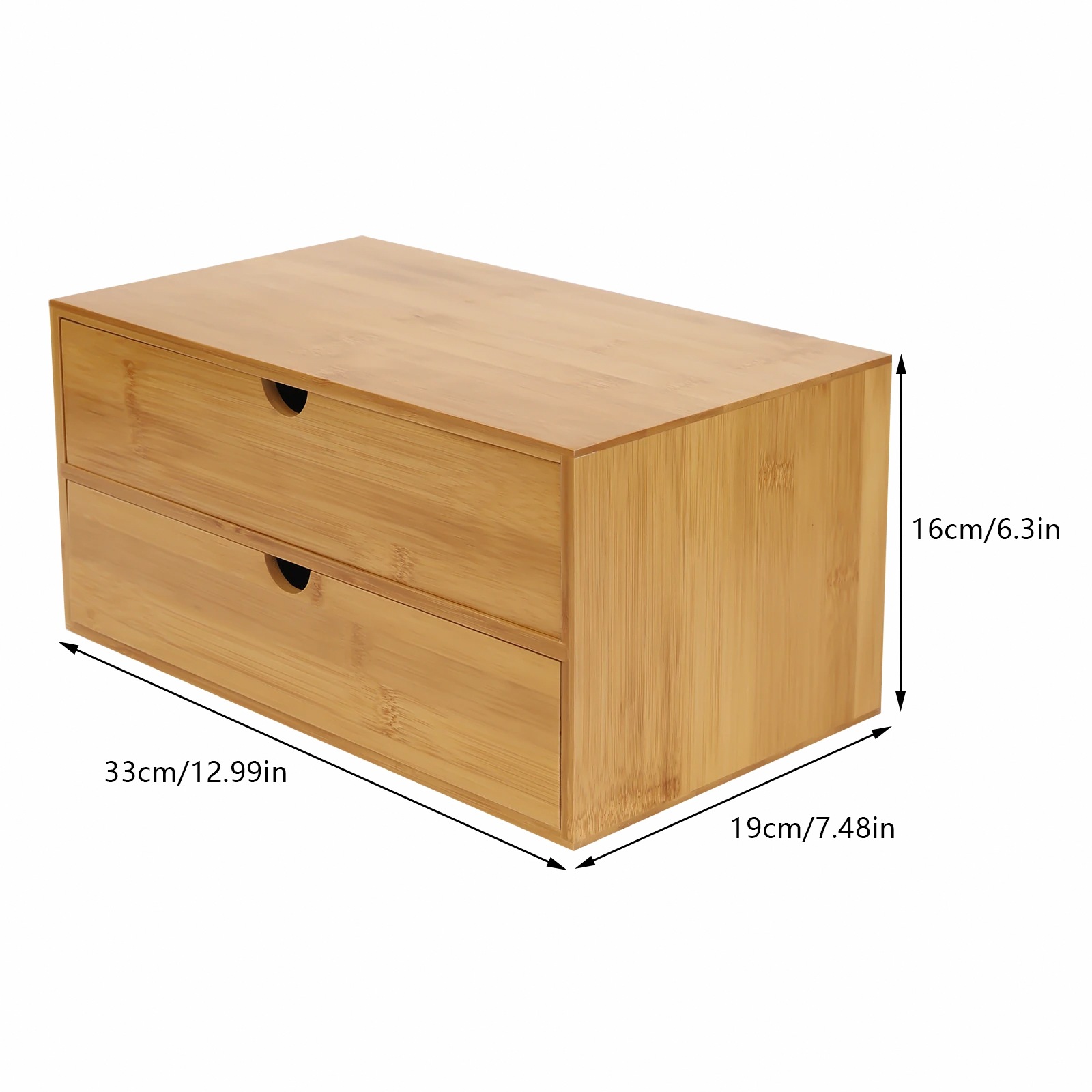 Organizer na biurko, 2-szuflad – Drawer Organizer Bamboo recenzja i cena