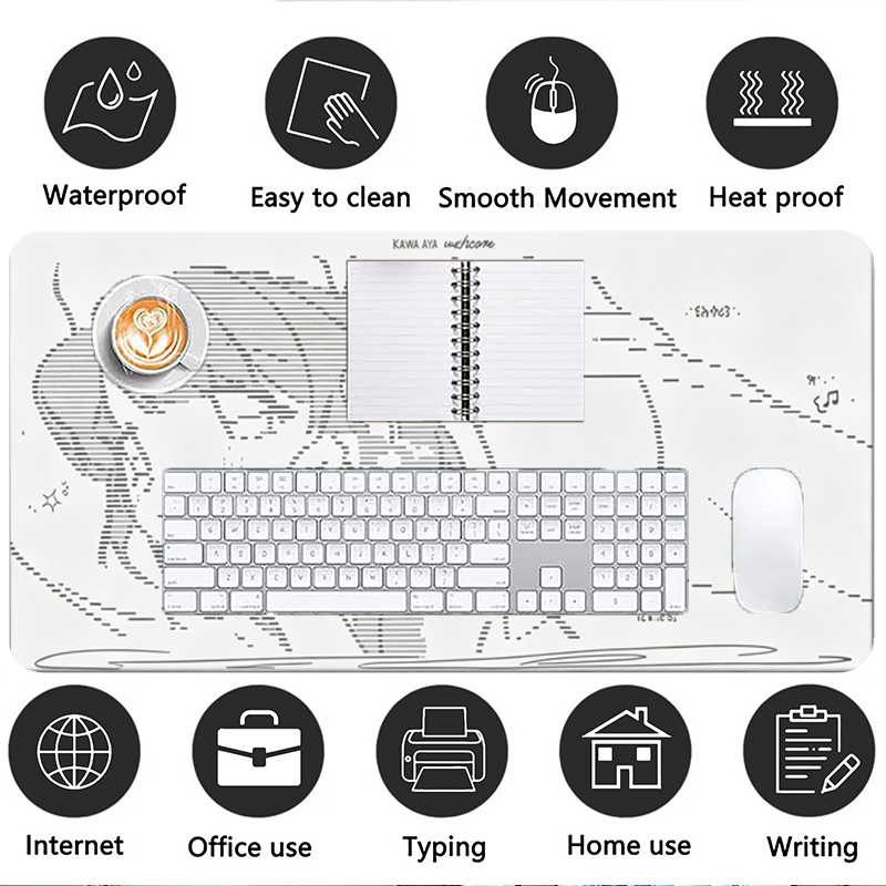 1 szt. Skórzana podkładka pod  – Desk Setup Cozy recenzja i cena